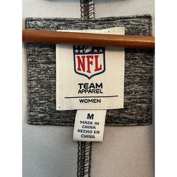 G III Sports NFL Apparel Grey Zip Fleece Jacket Womens Size Medium Sea Hawks - Picture 5 of 8